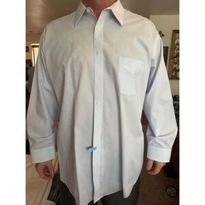Dress Shirt, Towncraft 18 34/35 Wrinkle Free Long Sleeve